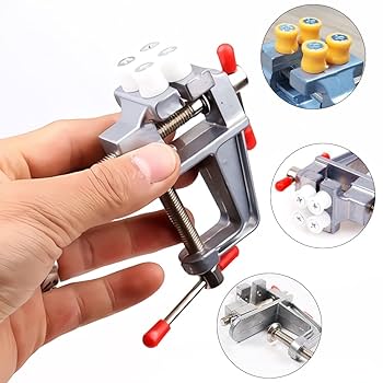 DEVISE WORKS ポールクランプミニテーブル ATTCHI 卓上万力 万力小型 デバイス DIY 工具 簡単取付 ベンチ ミニ